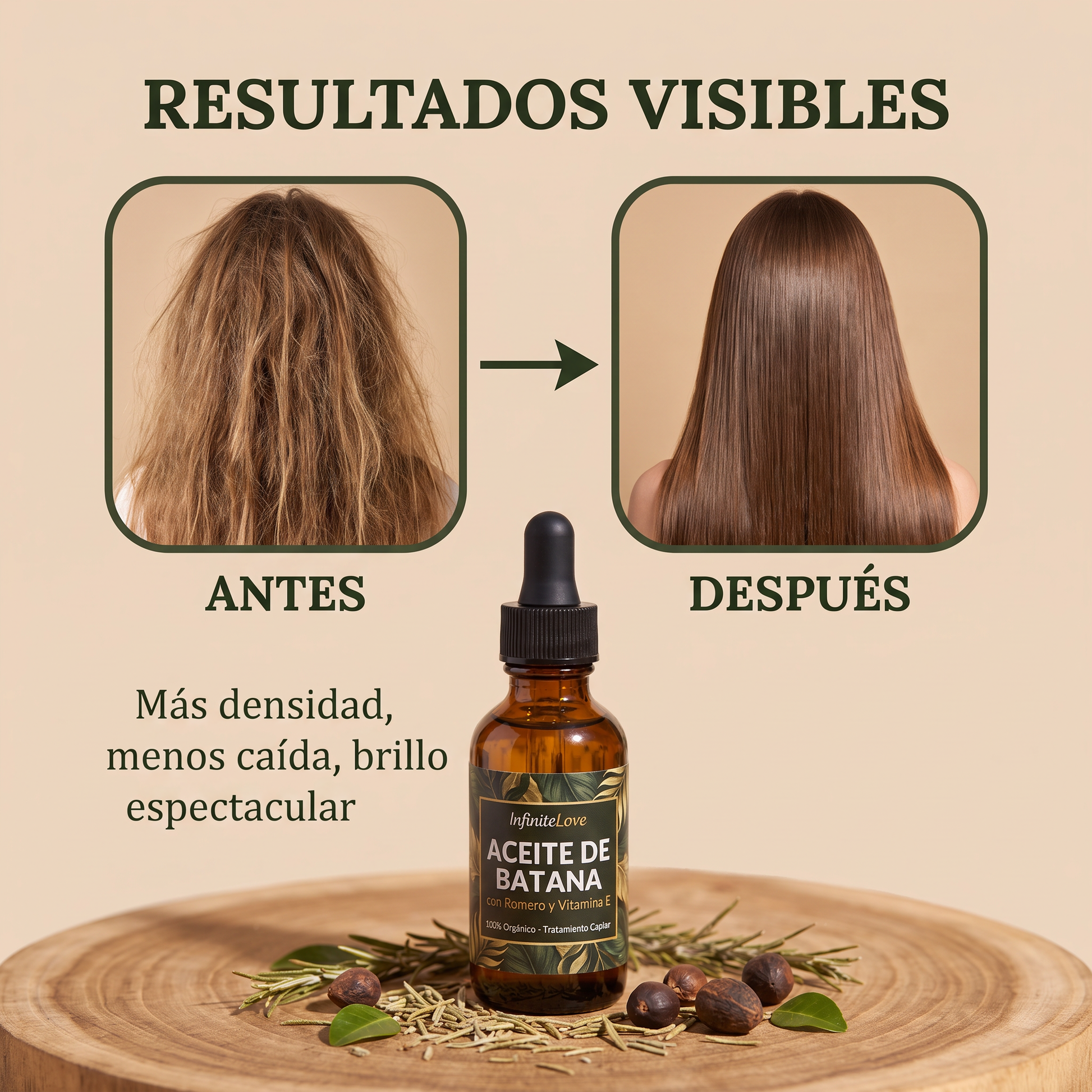 Resultados Visibles - Aceite de Batana InfiniteLove