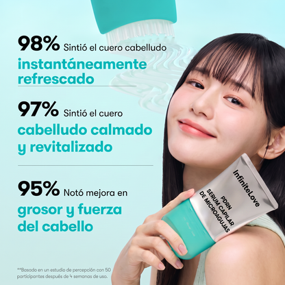 98% Cuero Cabelludo Refrescado - InfiniteLove Serum de Microagujas
