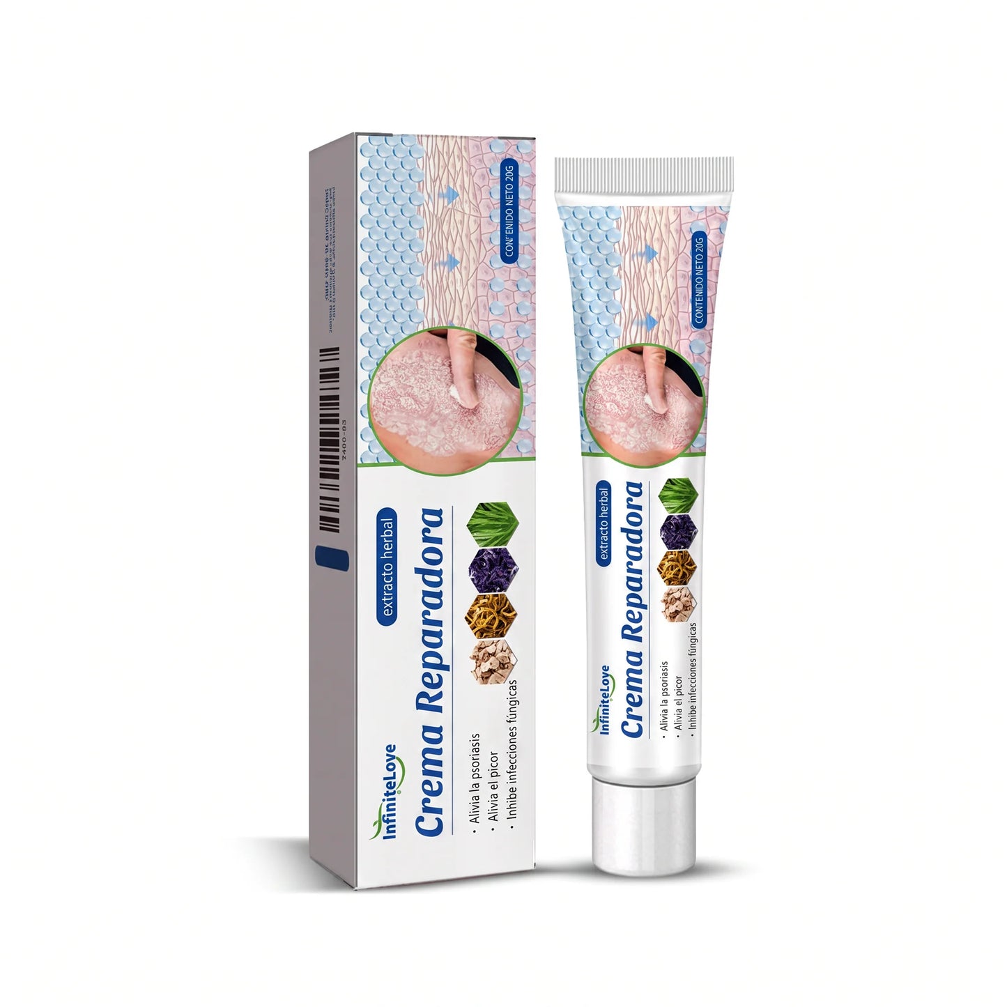 Crema Reparadora para Piel Sensible - Fórmula Botánica Calmante 20g