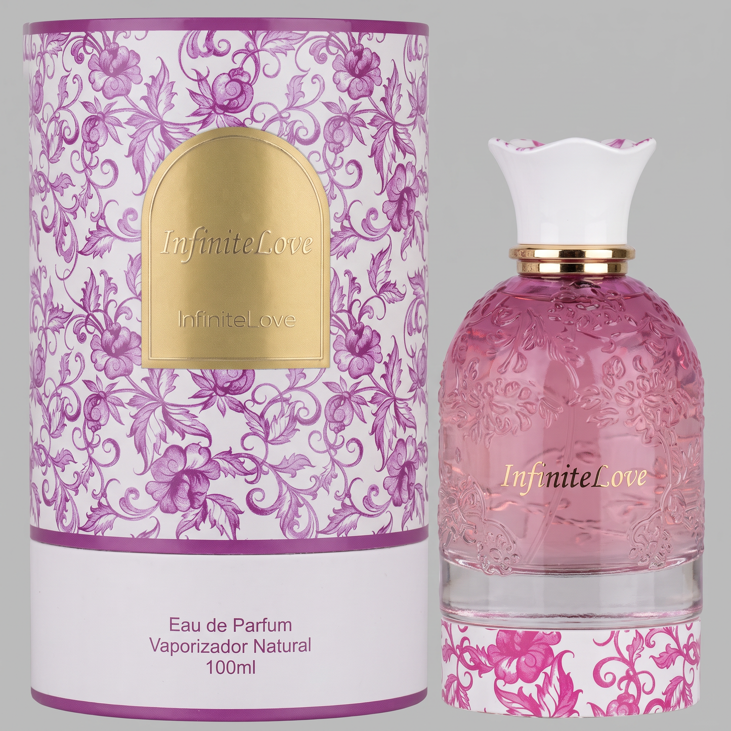 Caja y Producto InfiniteLove Perfume Floral