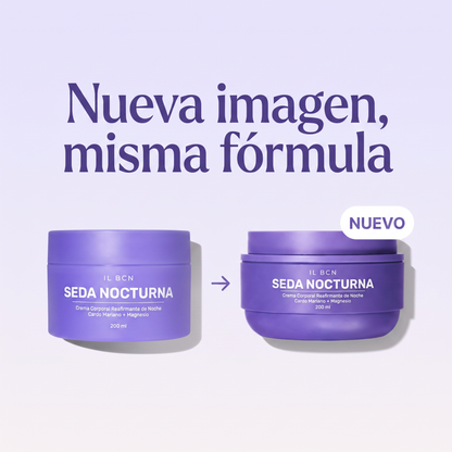 Seda Nocturna — Crema Corporal Reafirmante de Noche · 200 ml