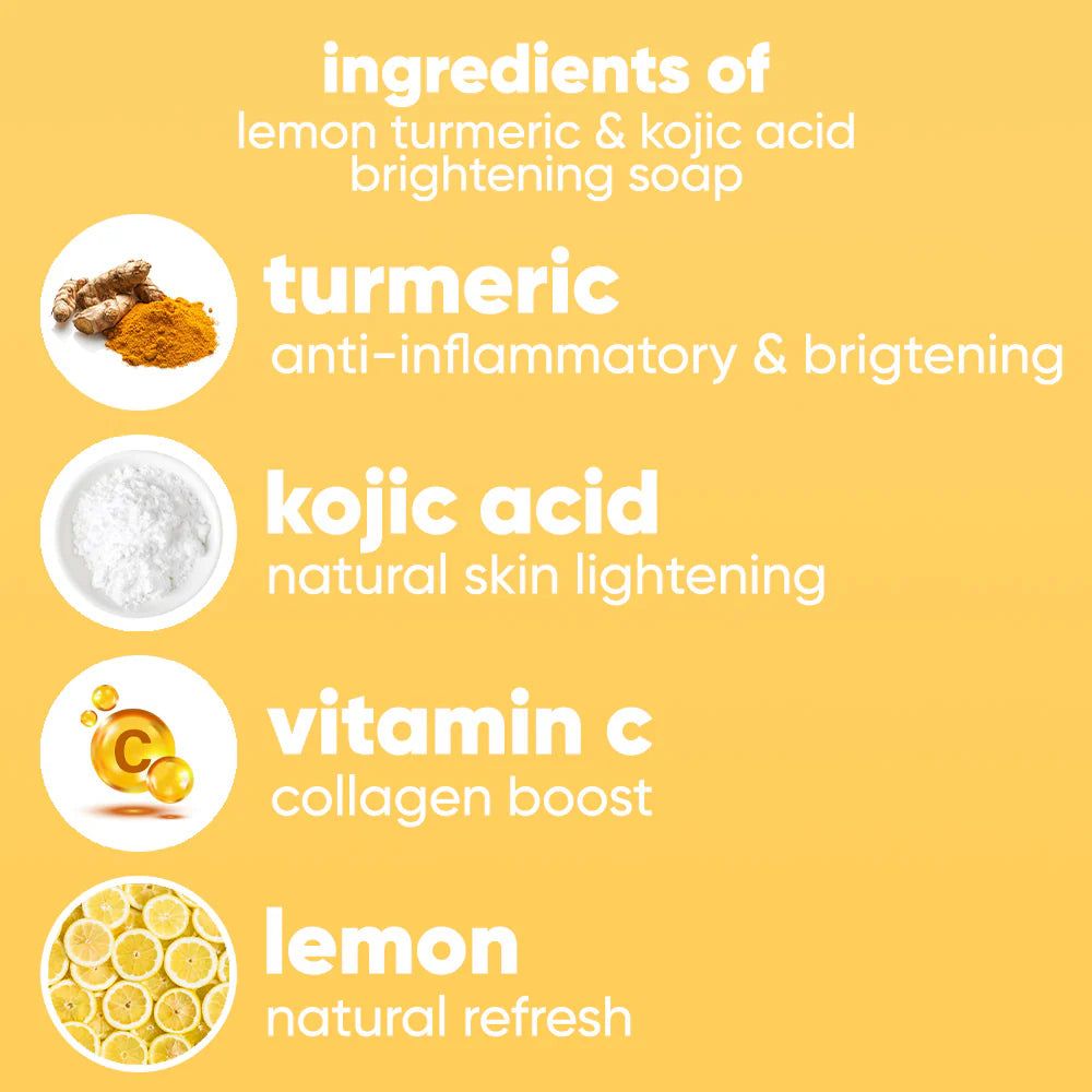 Barra de  jábon de Cúrcuma y Ácido Kójico