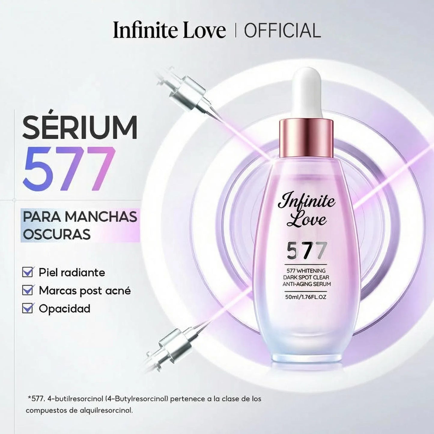 Sérum Despigmentante 577 para Manchas y Marcas de Acné