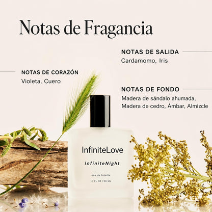 InfiniteNight — Perfume Unisex de Cardamomo, Cuero y Sándalo Ahumado 50 ml