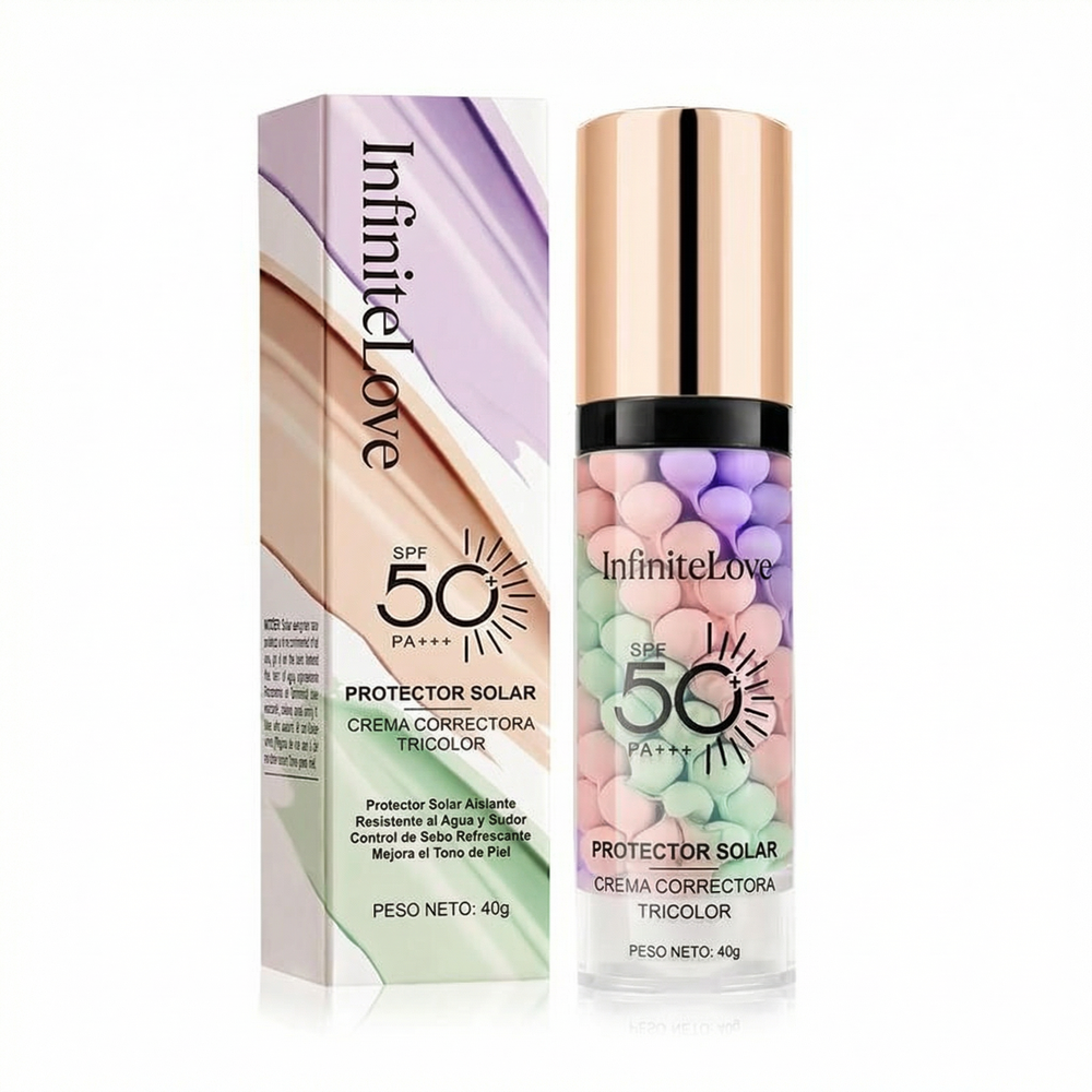 Sérum Corrector 3 en 1 SPF 50 – Unifica, Ilumina y Protege