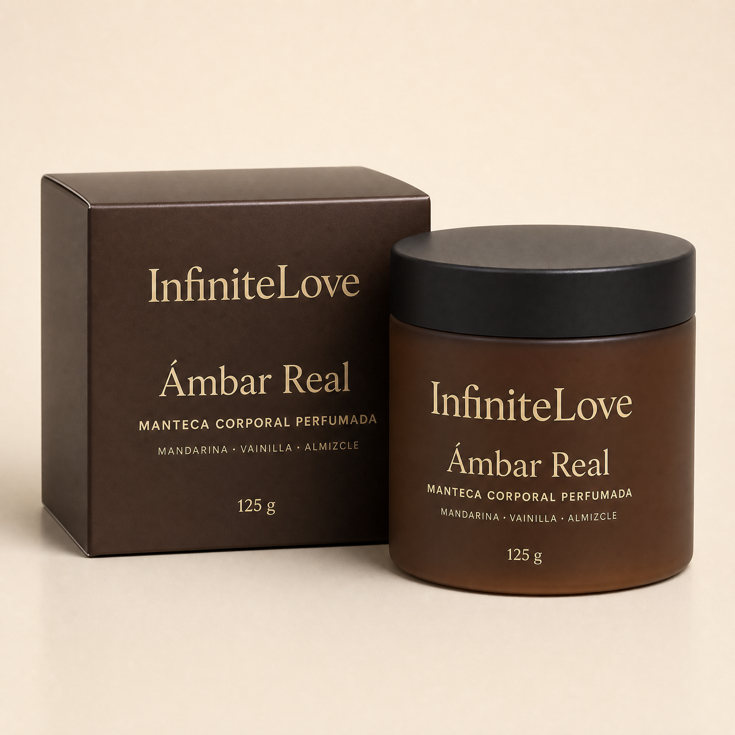 InfiniteLove Ámbar Real — Manteca Corporal Perfumada 125 g