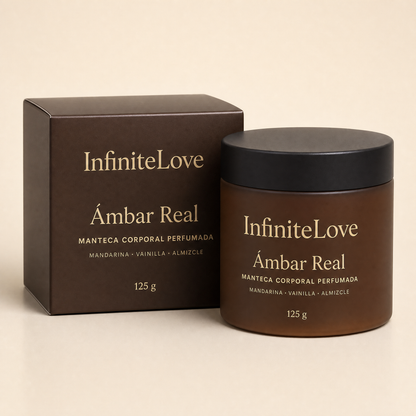 InfiniteLove Ámbar Real — Manteca Corporal Perfumada 125 g