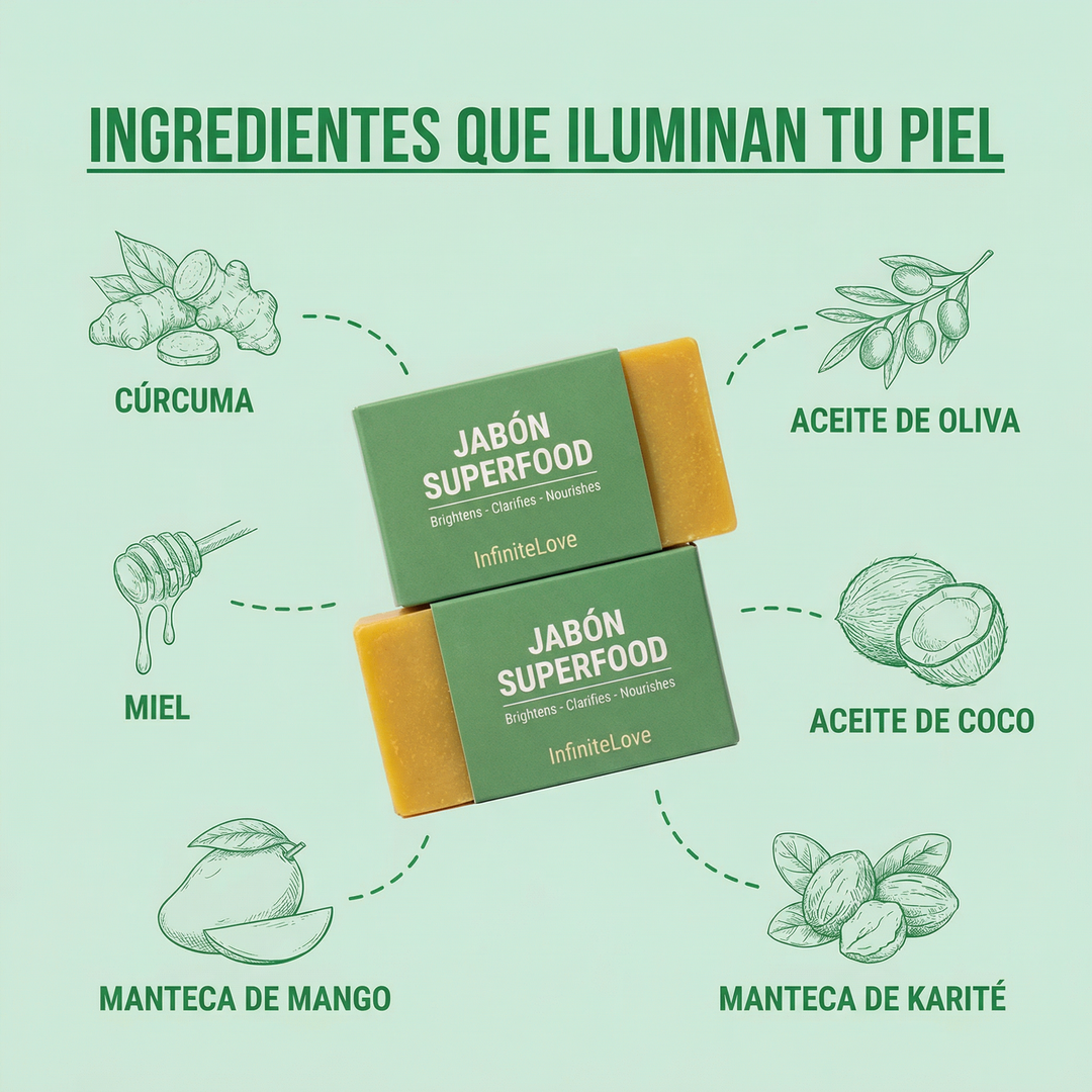 Jabón Antimanchas con Ácido Kójico y Cúrcuma – Aclara, Ilumina y Unifica la Piel
