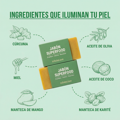 Jabón Antimanchas con Ácido Kójico y Cúrcuma – Aclara, Ilumina y Unifica la Piel