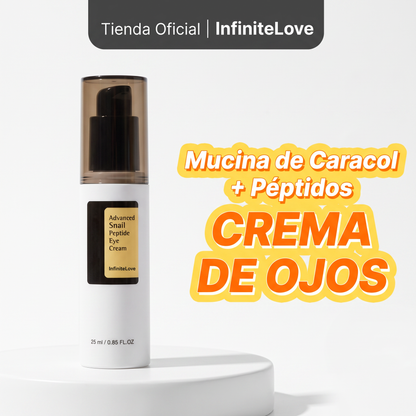 Crema Contorno de Ojos Advanced Snail Peptide Mucina de Caracol Péptidos Anti-Ojeras K-Beauty 25ml
