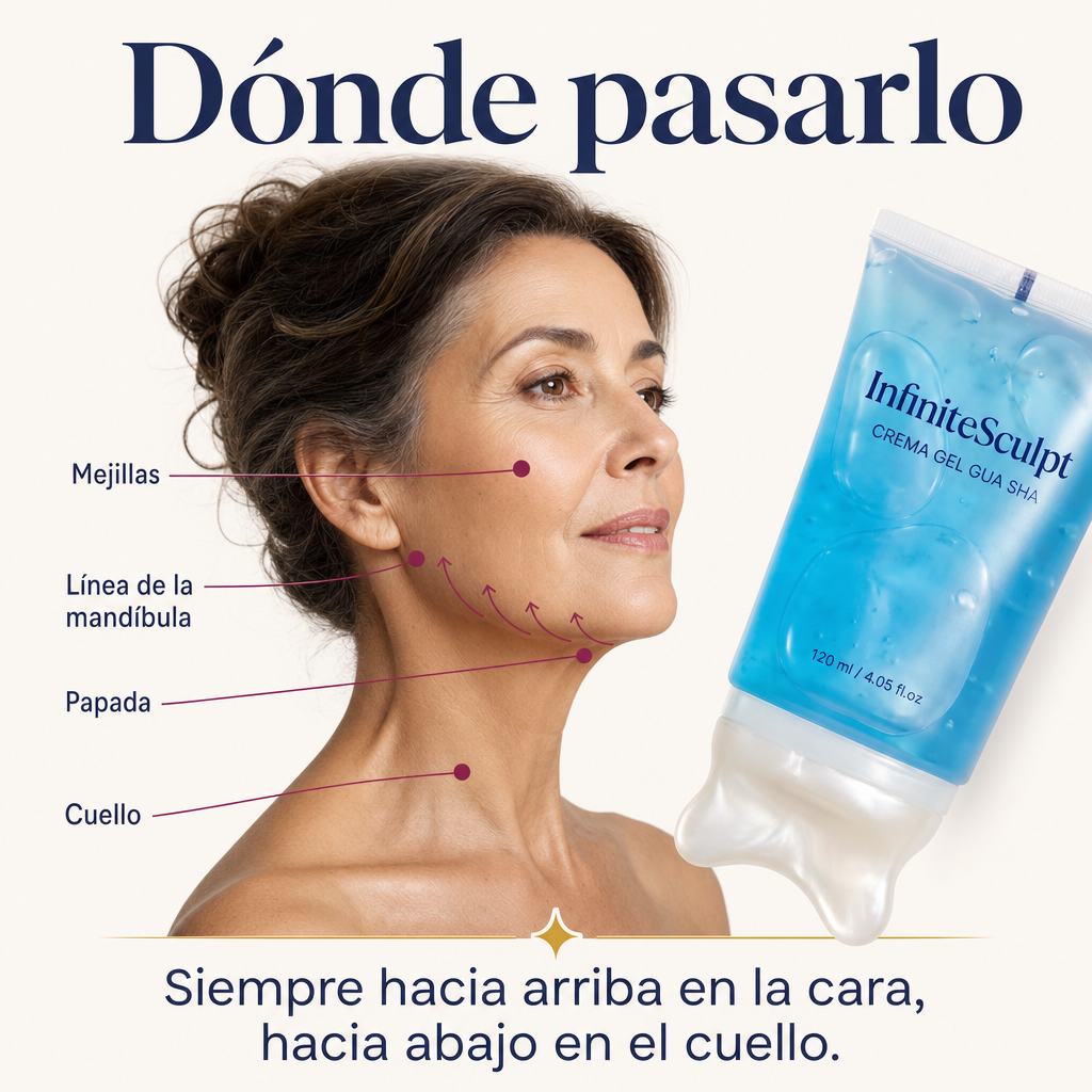 Dónde pasarlo: papada, mandíbula, mejillas y cuello