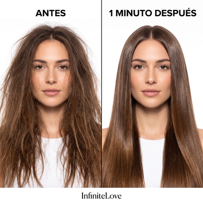 Antes y Después Crema Transformación Capilar InfiniteLove