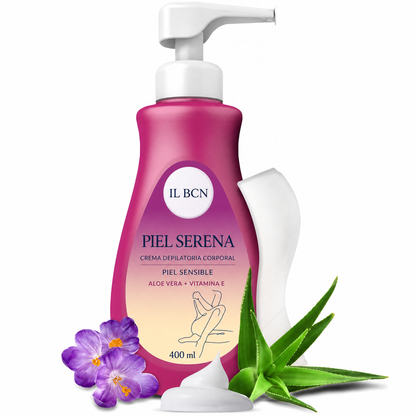Piel Serena — Crema Depilatoria Corporal para Piel Sensible · 400 ml