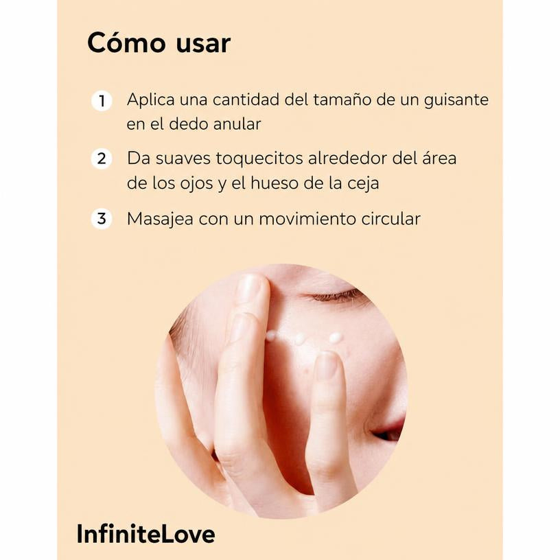 Crema Contorno de Ojos Advanced Snail Peptide Mucina de Caracol Péptidos Anti-Ojeras K-Beauty 25ml