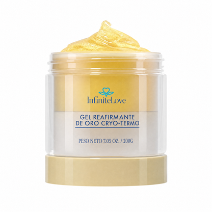 Gel Reafirmante de Oro Cryo-Termo — Reafirma y Reduce la Celulitis 200 g