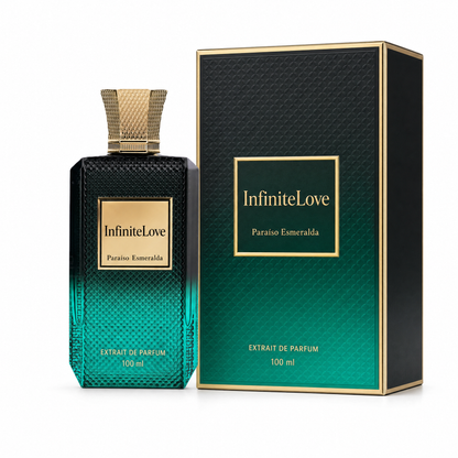 InfiniteLove Paraíso Esmeralda — Extrait de Parfum Tropical Amaderado 100 ml