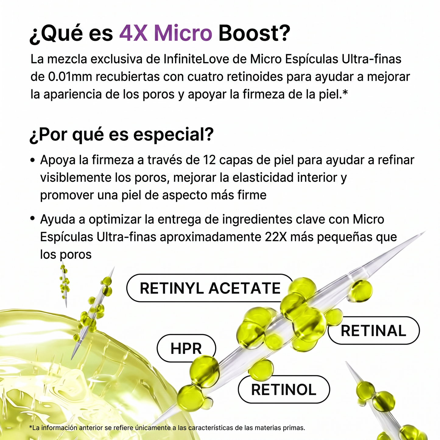 Qué es 4X Micro Boost InfiniteLove