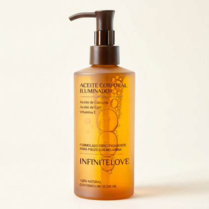 Aceite Corporal Iluminador Antimanchas InfiniteLove 240ml