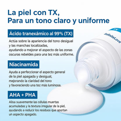 Peel Shot Serum Exfoliante TX Acido Tranexamico 99% Niacinamida AHA PHA Iluminador Manchas K-Beauty 80ml