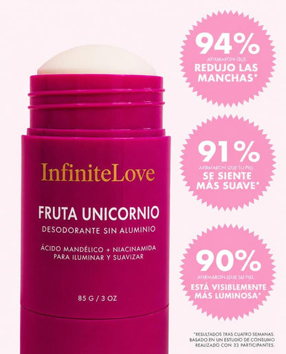 Desodorante Iluminador Sin Aluminio Ácido Mandélico + Niacinamida Aroma Frutal 85g
