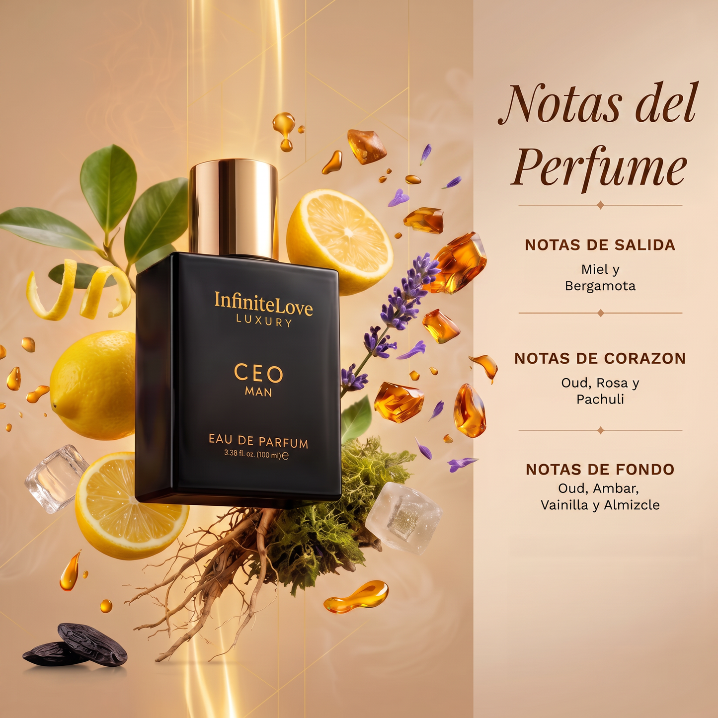 CEO MAN Eau de Parfum - Perfume de Lujo Masculino 100ml