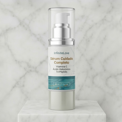 Suero Facial 4 en 1 con Vitamina C y Péptidos para Arrugas, Flacidez y Manchas