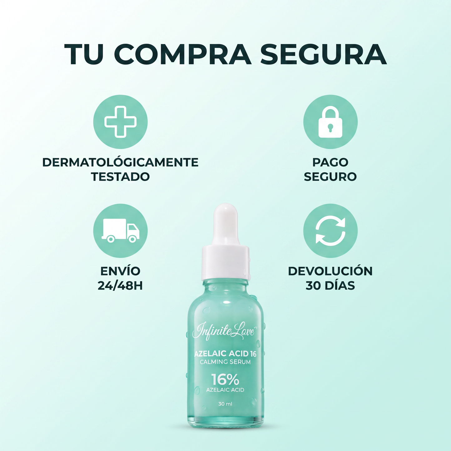 Sérum Calmante con Ácido Azelaico al 16% 30ml