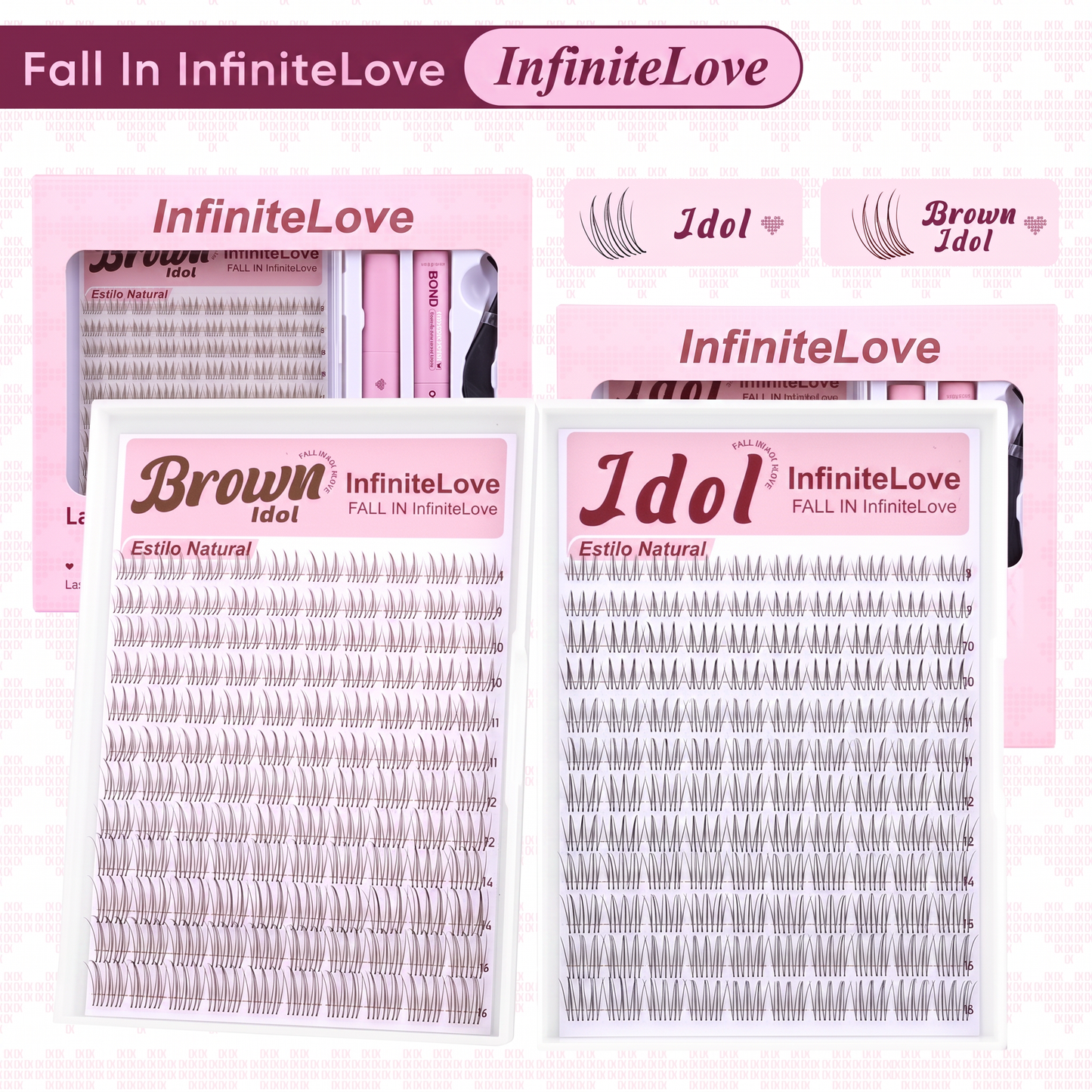 Kit 2 Estilos Idol y Brown Idol InfiniteLove