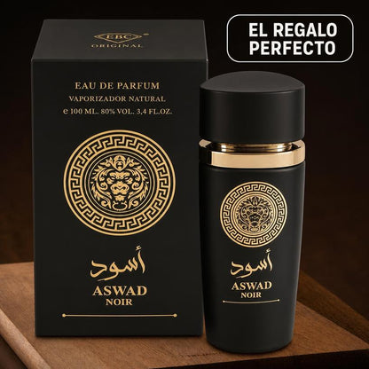 Aswad Noir Eau de Parfum Oriental Amaderado Especiado Ambar Vainilla Hombre 100ml