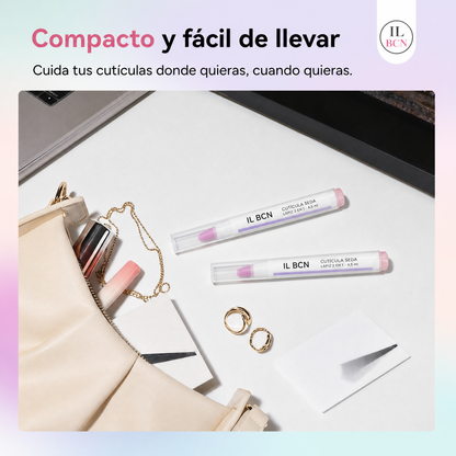 Cutícula Seda — Lápiz 2 en 1 para Cutículas · Pack de 2