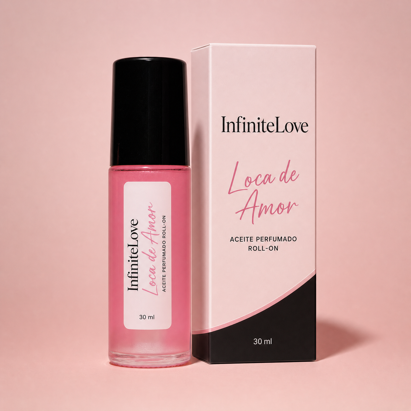 InfiniteLove Loca de Amor — Aceite Perfumado Roll-On Floral y Afrutado 30 ml