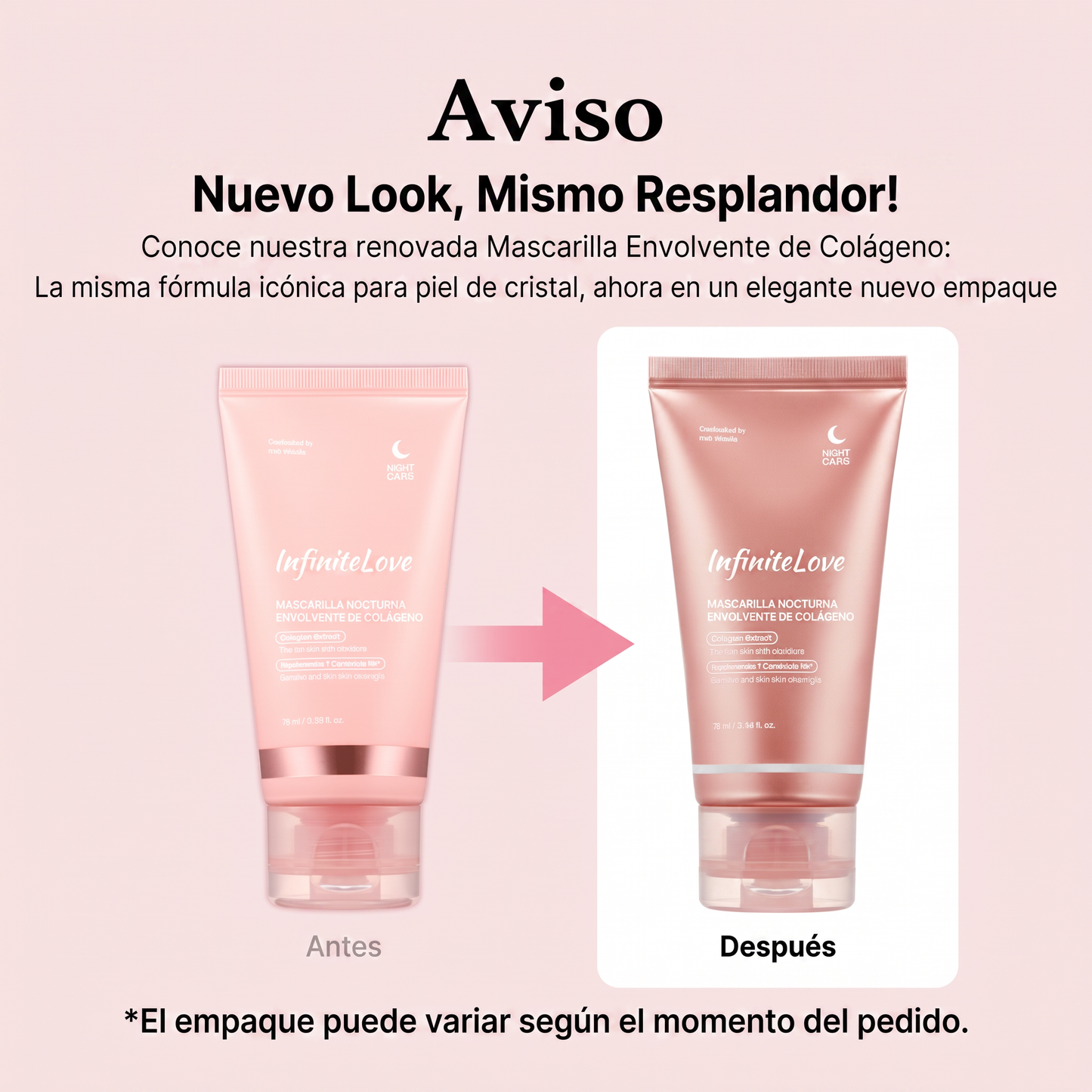 Nuevo Look Mismo Resplandor InfiniteLove