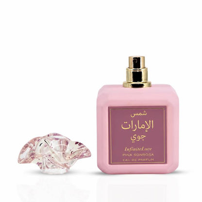 Perfume Mujer Eau de Parfum Rosa Rubor Notas Afrutadas Vainilla Larga Duración 100ml