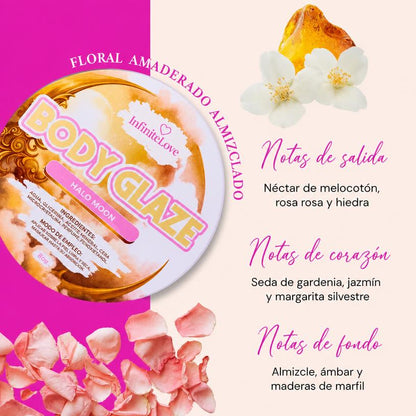 Body Glaze Manteca Corporal Hidratante Orgánica Anti-Edad Brillo Donut Glaseado Piel 227g