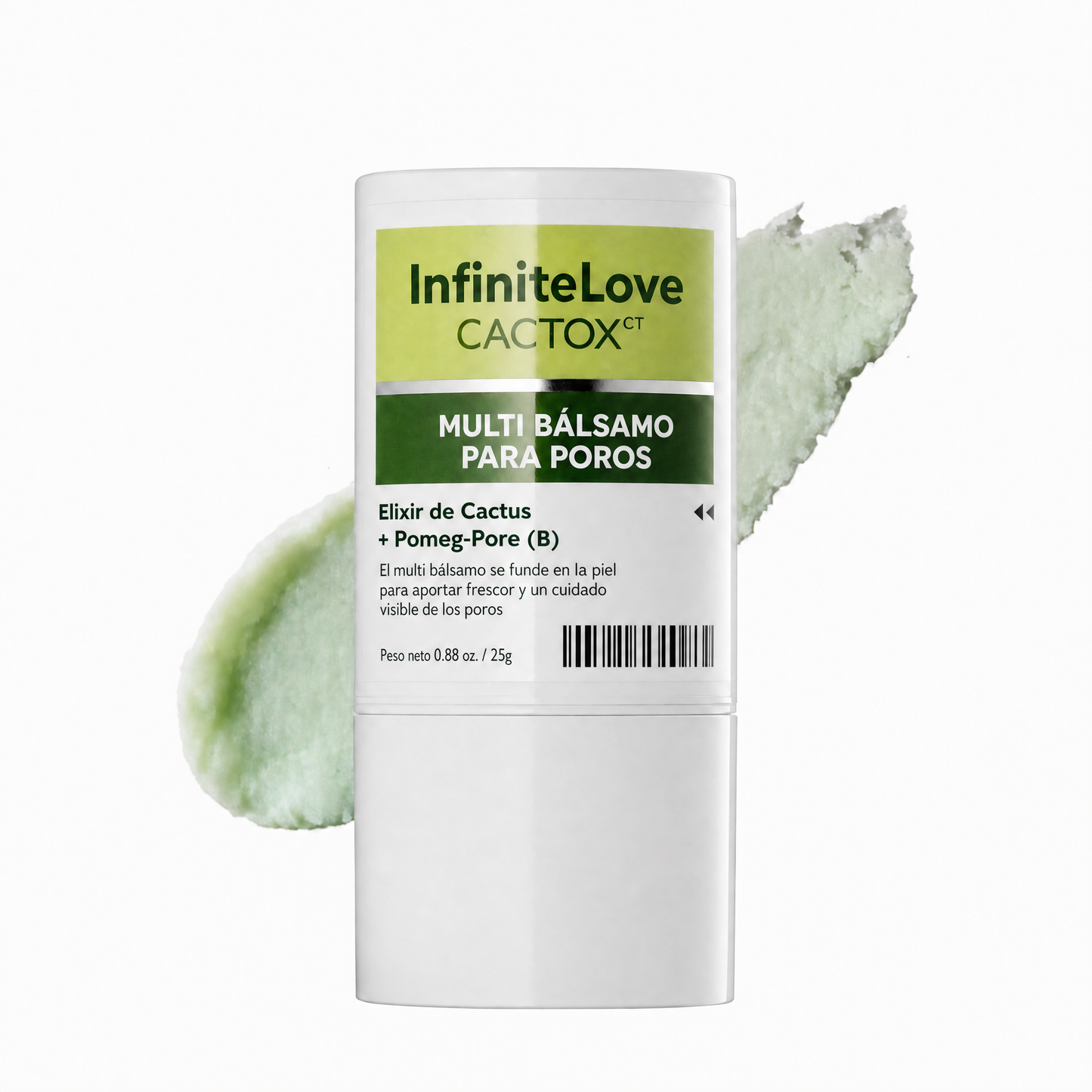 Multi Bálsamo para Poros Cactox — Stick Facial Efecto Frío 25 g