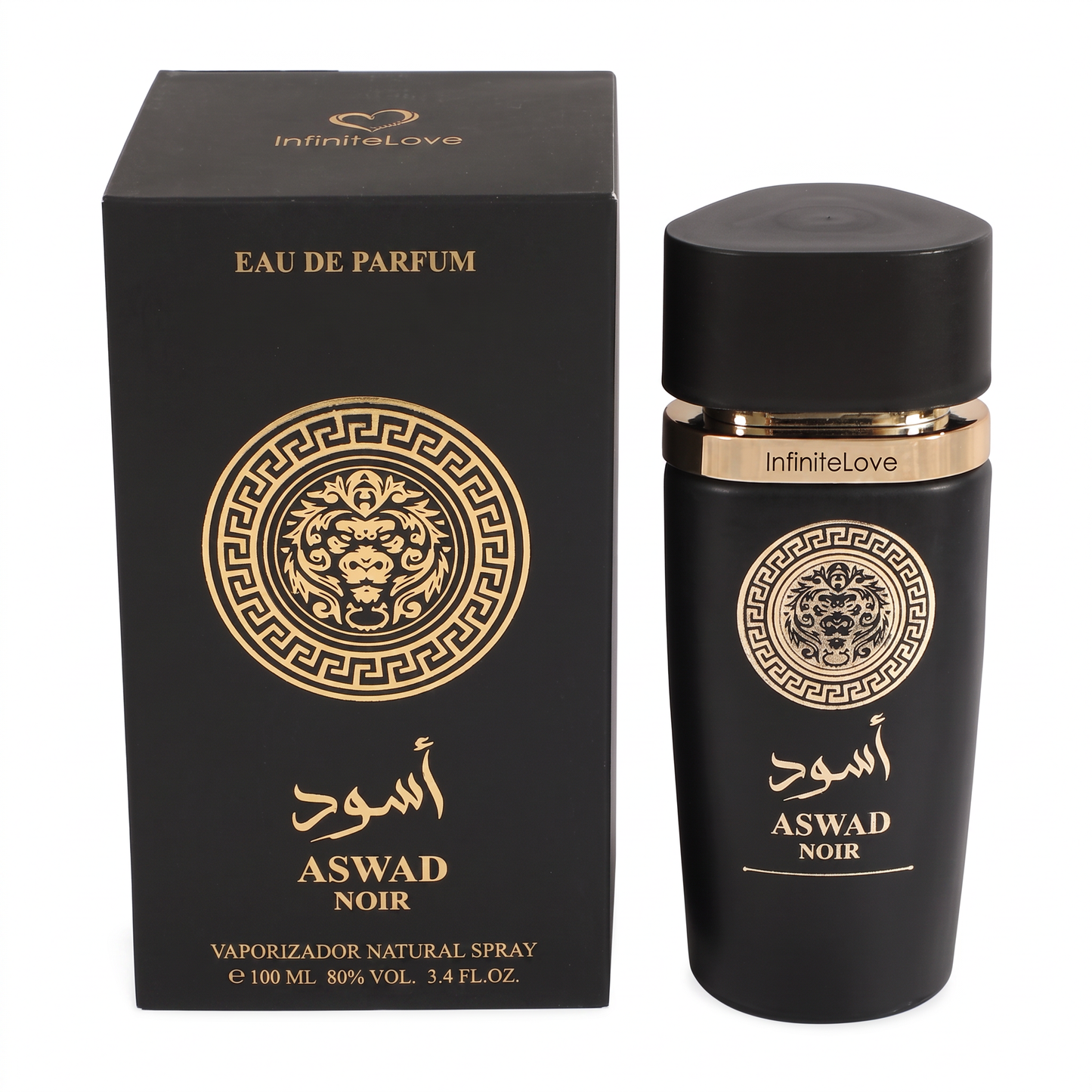 Aswad Noir Eau de Parfum Oriental Amaderado Especiado Ambar Vainilla Hombre 100ml