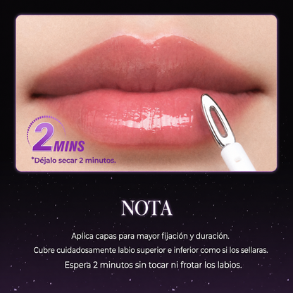 Fijador Mágico de Labios - Top Coat Anti-Transferencia con Brillo Cristalino 4ml