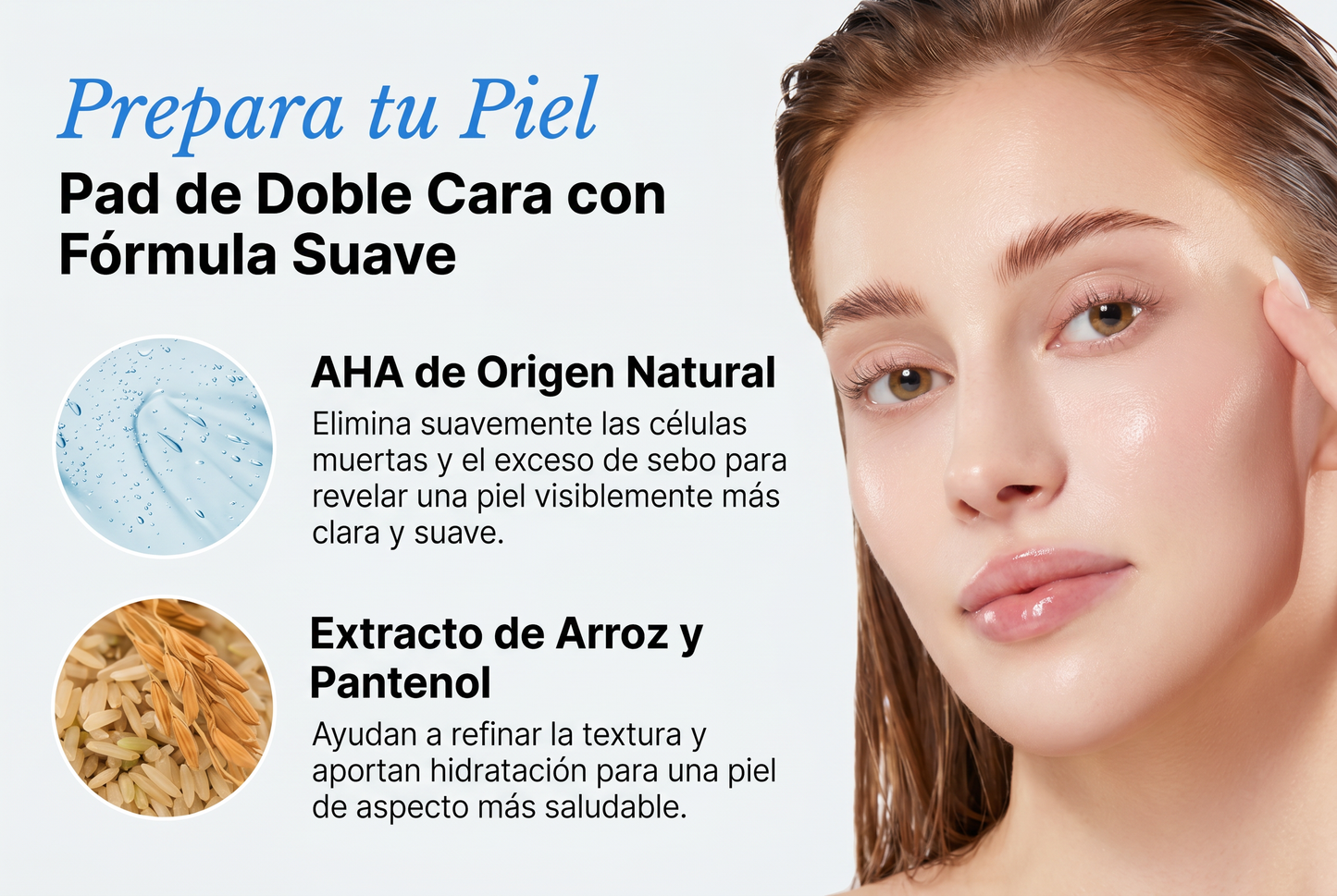 InfiniteGlow - Pads Exfoliantes Corporales (8 Unidades)