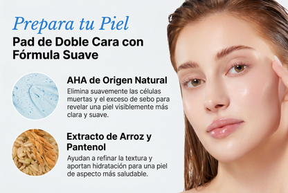 InfiniteGlow - Pads Exfoliantes Corporales (8 Unidades)