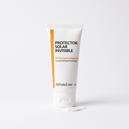 Protector Solar Invisible SPF50 Amplio Espectro para Rostro y Cuerpo 50ml