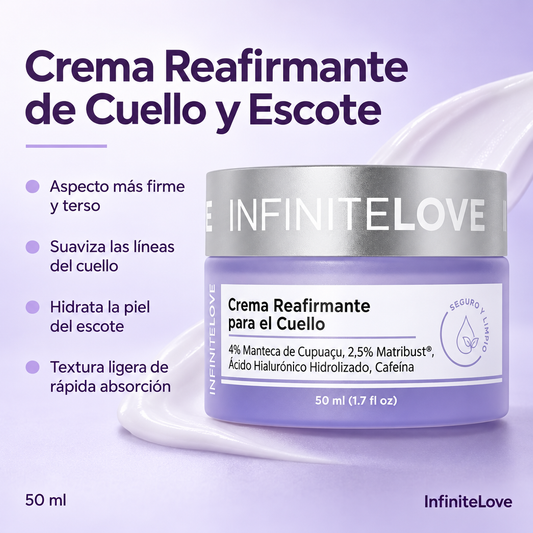 InfiniteLove Crema Reafirmante de Cuello y Escote, 50 ml