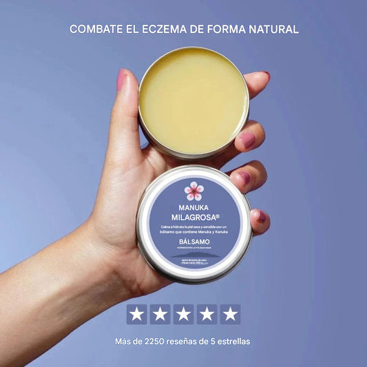 Bálsamo reparador natural para eccema y piel sensible