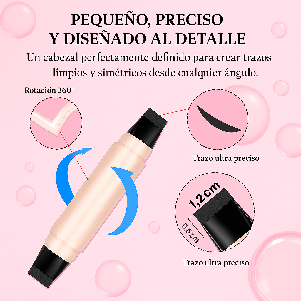 InfiniteEyeliner - Delineador 2 en 1 con sello alado