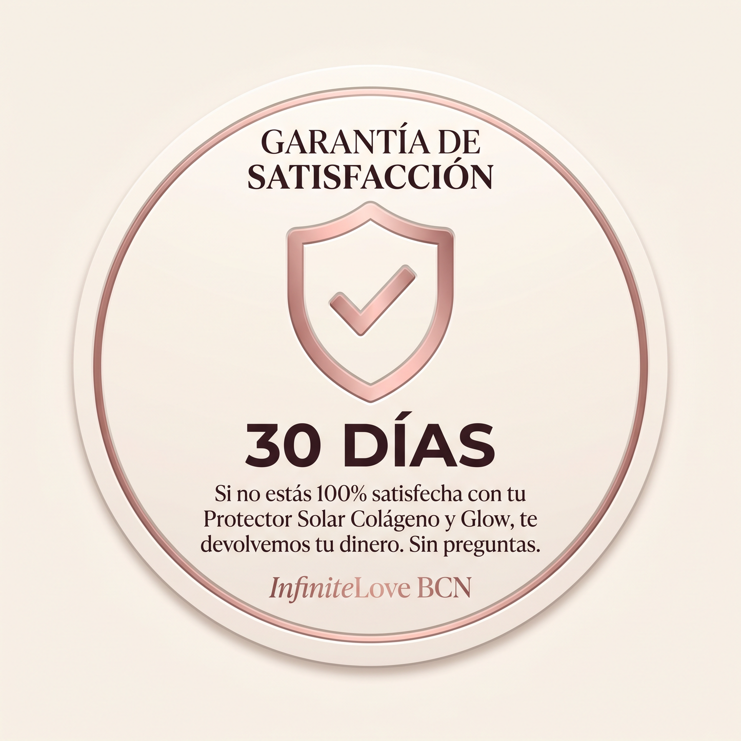 InfiniteSun - Protector Solar Facial Colágeno y Glow SPF 50