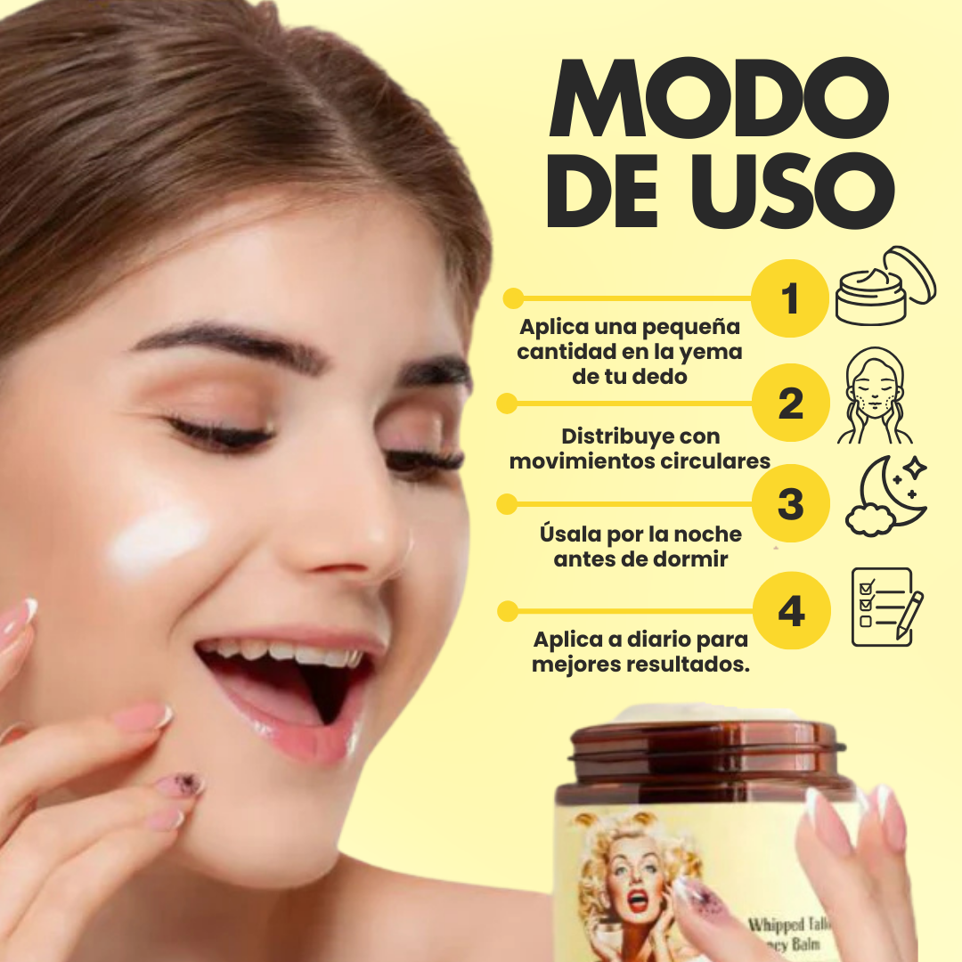 Bálsamo de Sebo de Res Para Reparación de Barrera y Piel Seca/Sensible