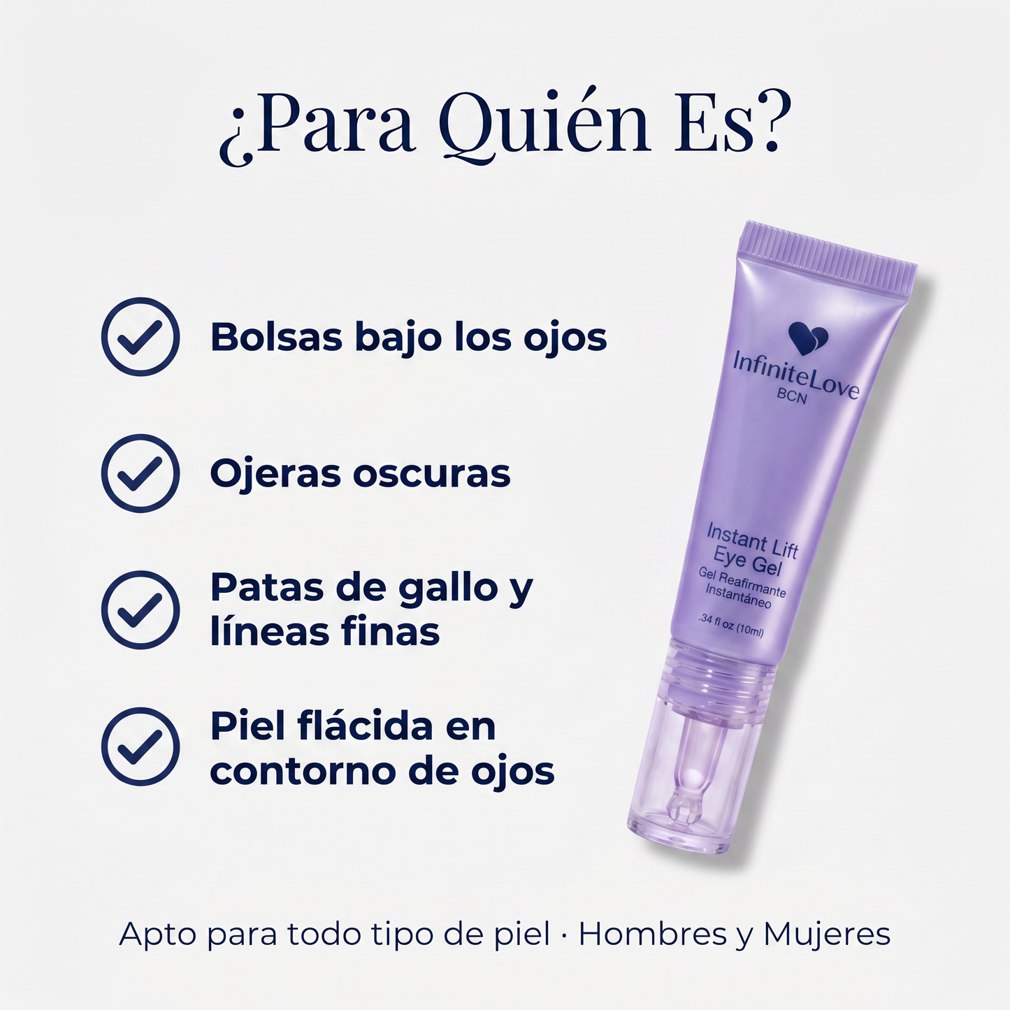 Gel Reafirmante Instantáneo para Ojos
