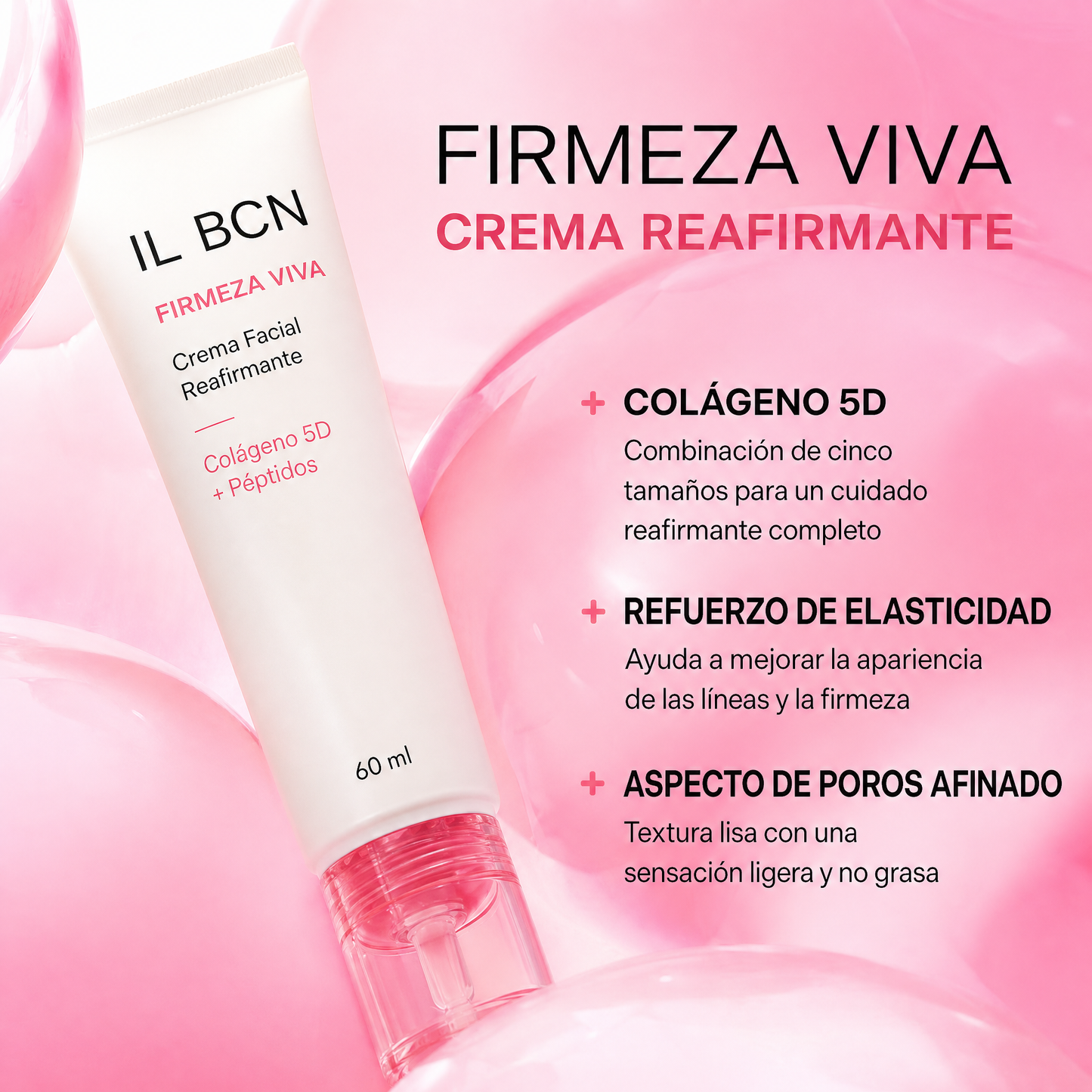 Firmeza Viva — Dúo Facial Reafirmante con Colágeno 5D · 60 ml + 30 ml