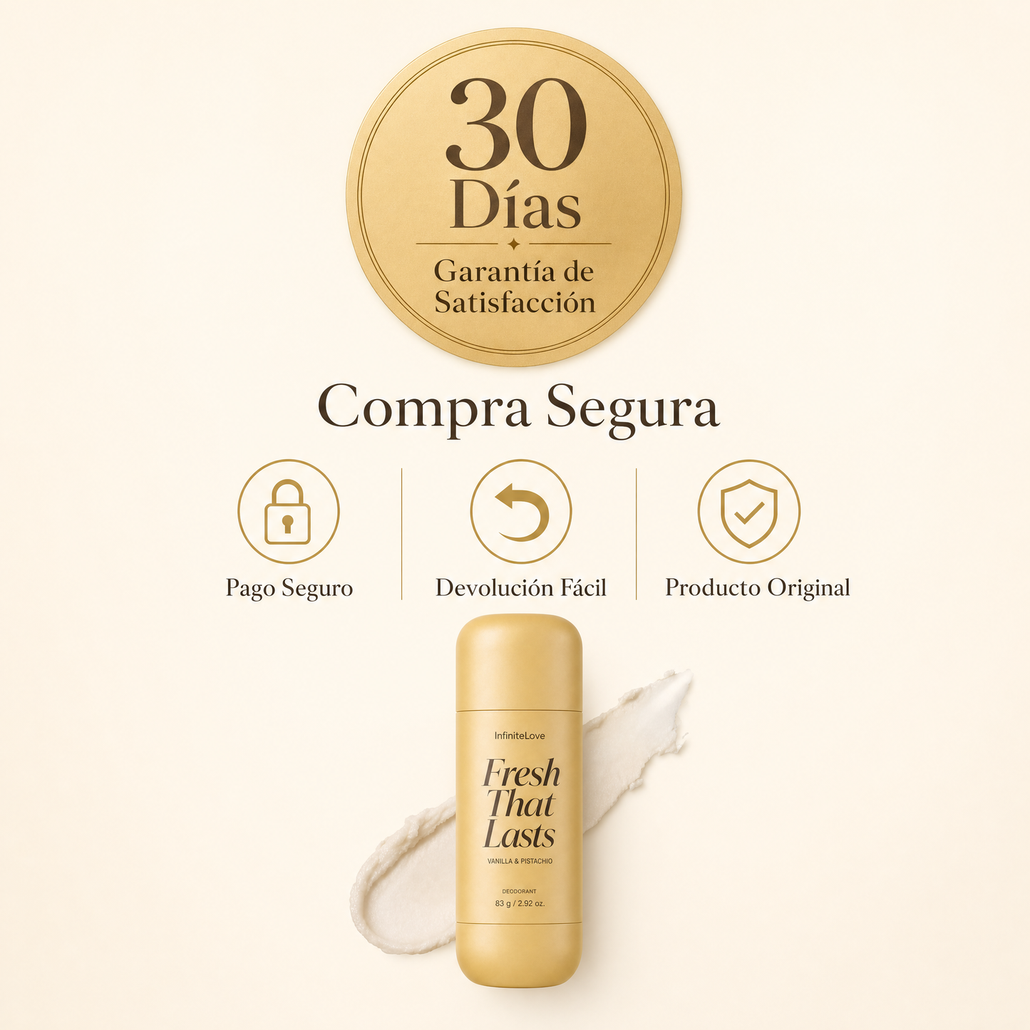 InfiniteFresh — Desodorante Aclarante con Ácido Kójico