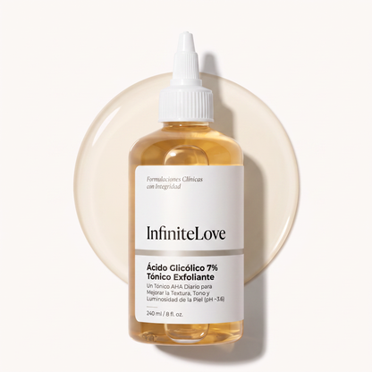 Tónico Exfoliante Ácido Glicólico 7% InfiniteLove