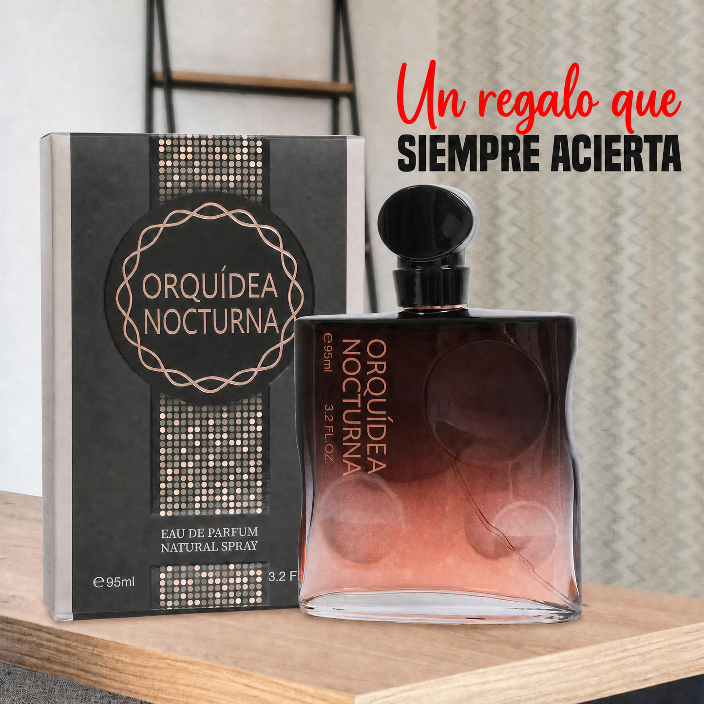 Orquídea Nocturna — Eau de Parfum dulce y envolvente para mujer · 95 ml